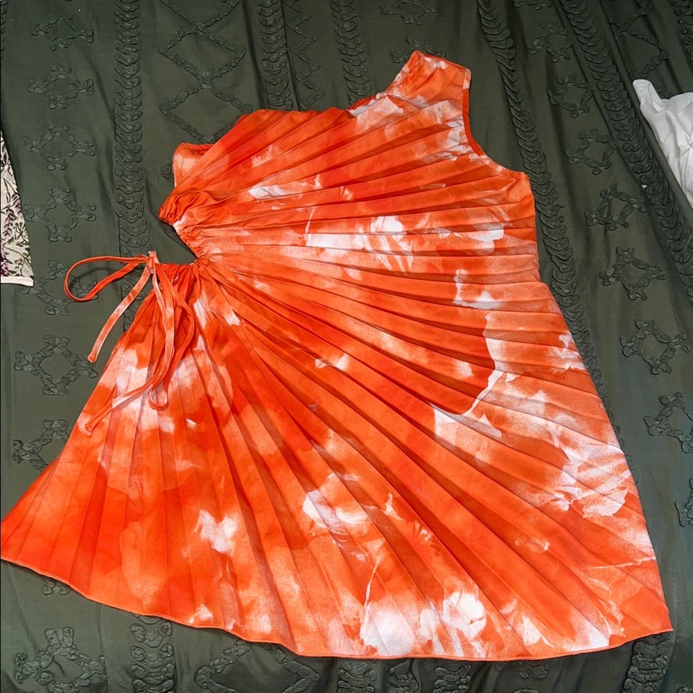 Vibrant Orange  Dress